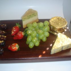 Gilded Cheese Platter