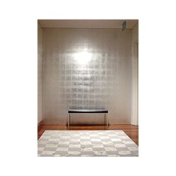 Faux silver entrance.