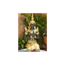 Gold leafed buddha.