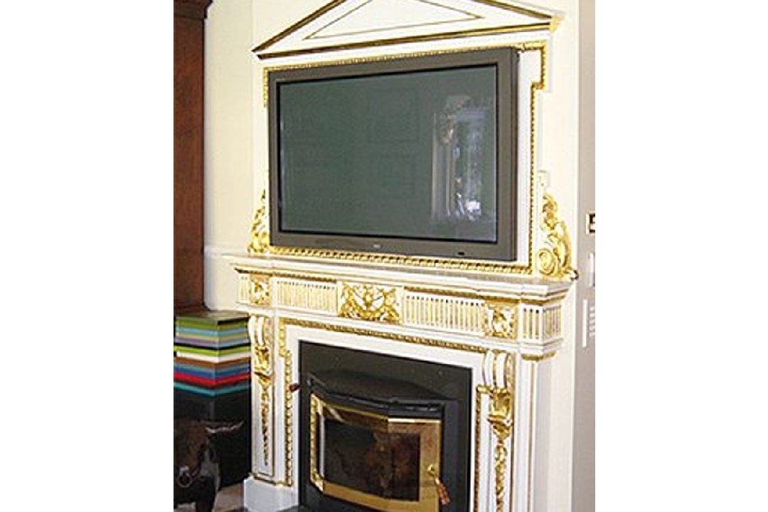 Traditional Gilded Fire Place