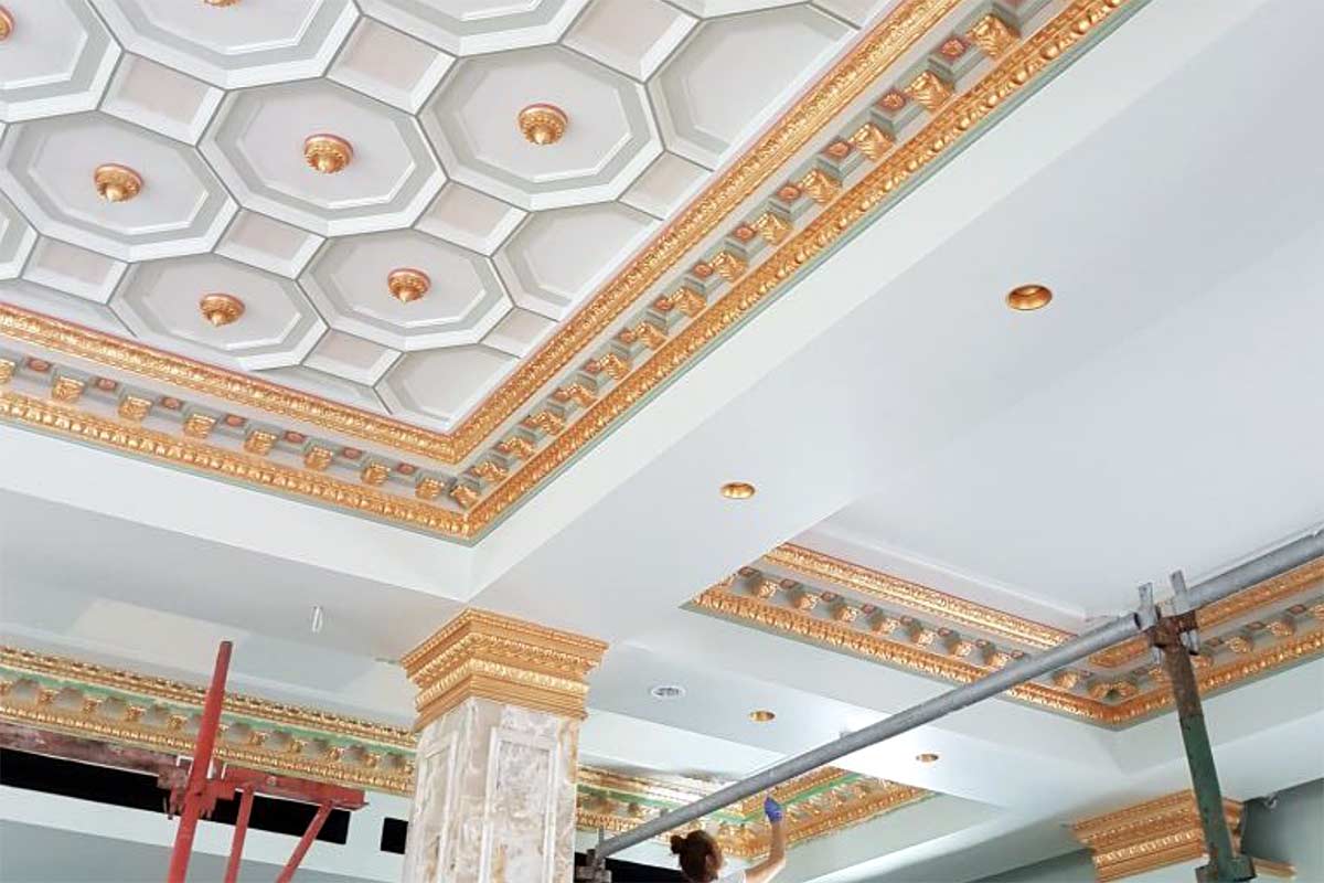 Gilded Ballroom Ceiling in North QLD