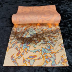 Oxide metal leaf green book of 25